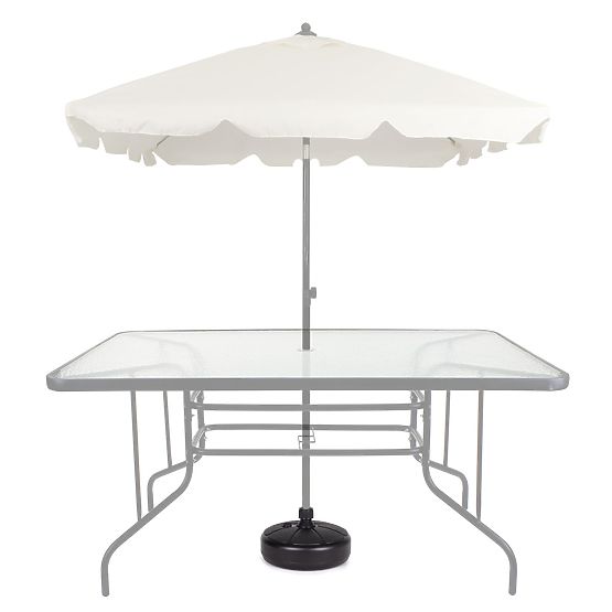 Universal stand for parasols black