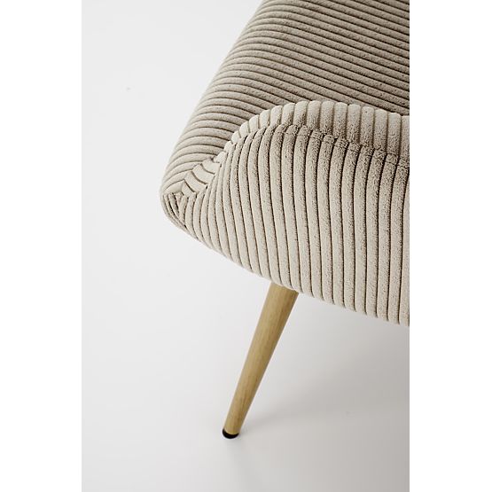 Upholstered armchair AMARO - gray