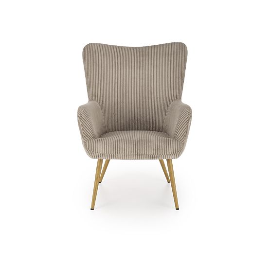 Upholstered armchair AMARO - gray