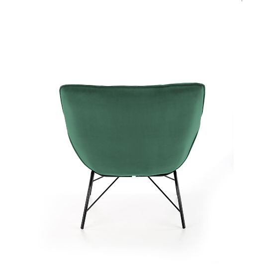 Upholstered armchair BELTON - bottle green