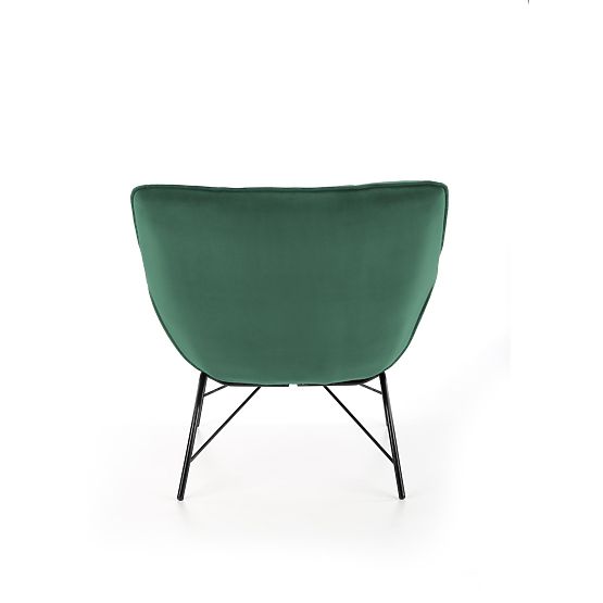 Upholstered armchair BELTON - bottle green