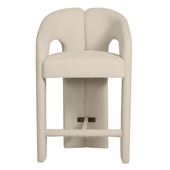 Upholstered Bar Stool Castelo Beige