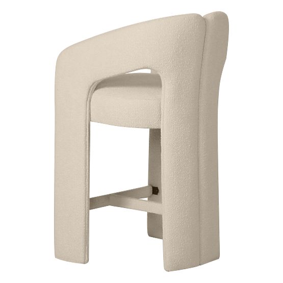 Upholstered Bar Stool Castelo Beige