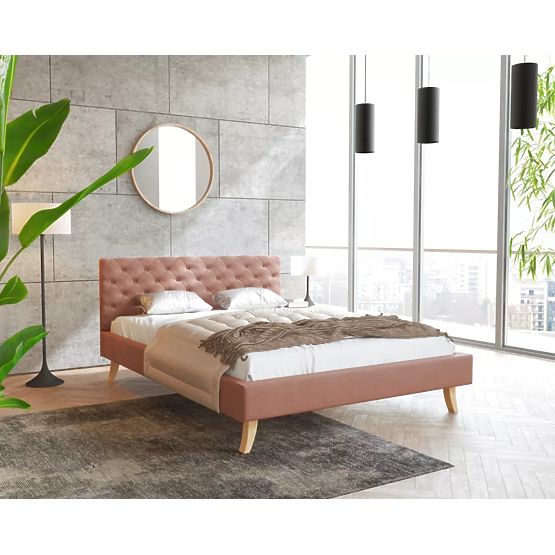 Upholstered Bed Kalifornia 180 x 200 cm - Old Pink
