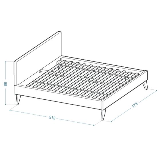 Upholstered bed HEAVEN 160 x 200 cm - Green