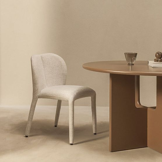 Upholstered Chair Asan, Beige-Grey