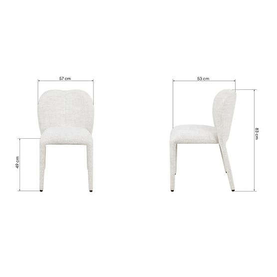 Upholstered Chair Asan, Beige-Grey