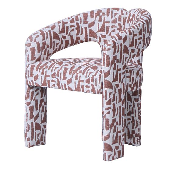 Upholstered Chair Castelo, Marsala