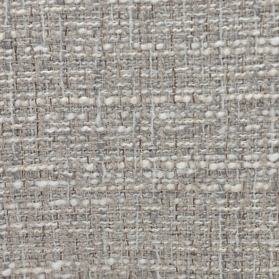 Upholstered Chair Elaine Beige-Grey, Rounded Shapes