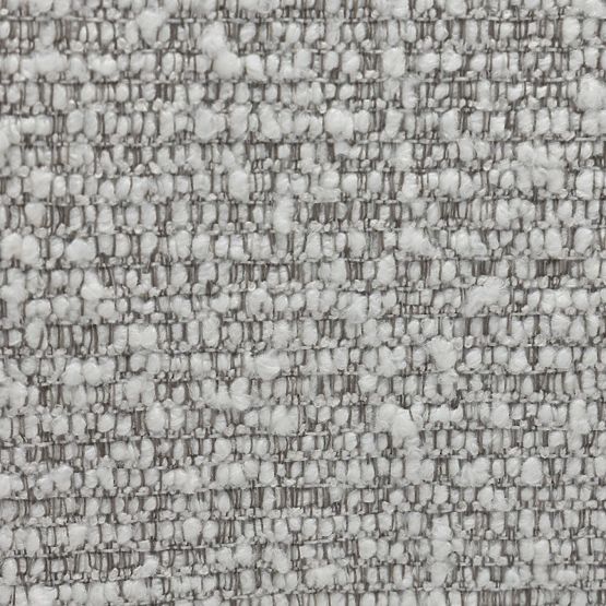Upholstered Chair Falone Gray, Boucle, Rounded Shapes