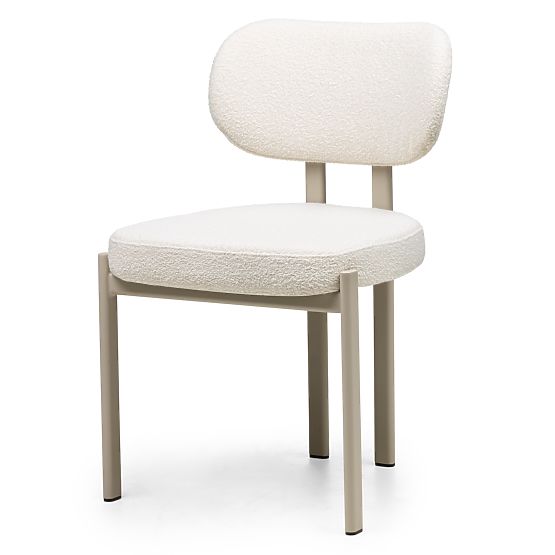 Upholstered Chair Flare, Cream/Beige