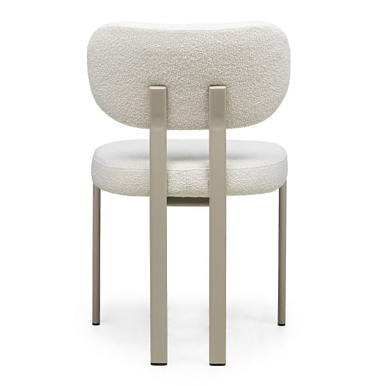 Upholstered Chair Flare, Cream/Beige