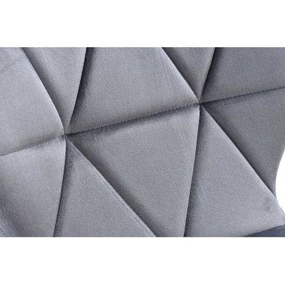 Upholstered Chair MURET VELVET Velvet Graphite