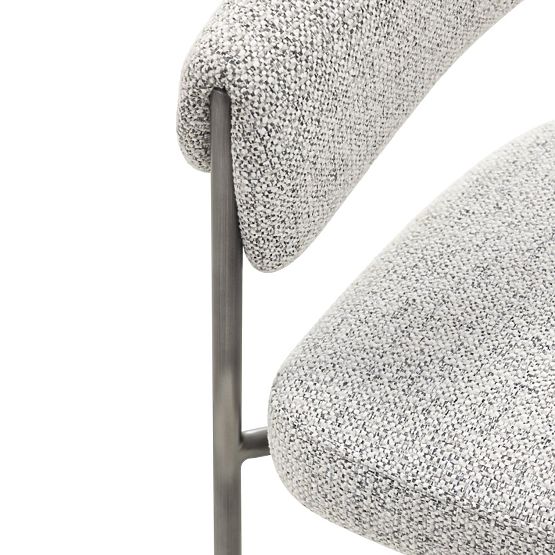 Upholstered Chair Portia Gray