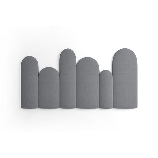 Upholstered Panels Trinity Fence – Grey