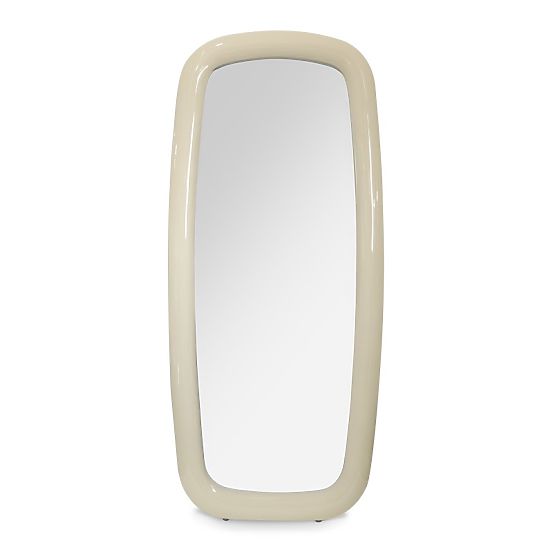 Uva Mirror, 180x80 cm, Light Beige, Glossy