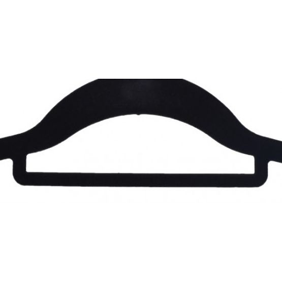 Velour Hanger Maxi Set of 5 - Black