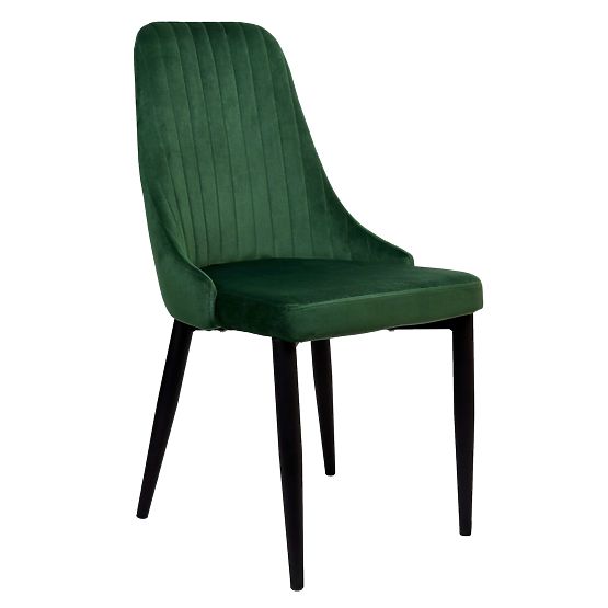 Velvet Armchair LORIENT VELVET Dark Green