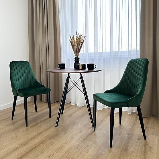 Velvet Armchair LORIENT VELVET Dark Green
