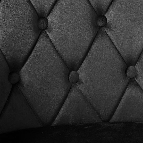 Velvet Chair ATLANTA VELVET Black
