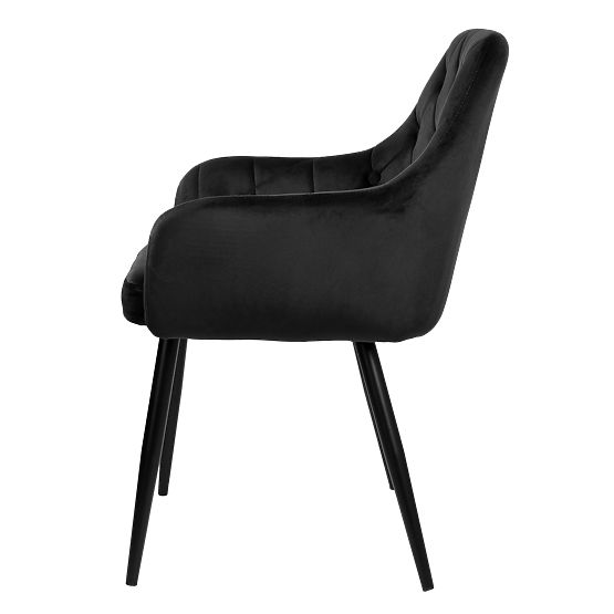 Velvet Chair ATLANTA VELVET Black