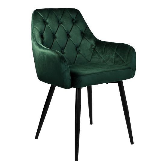 Velvet Chair ATLANTA VELVET Dark Green