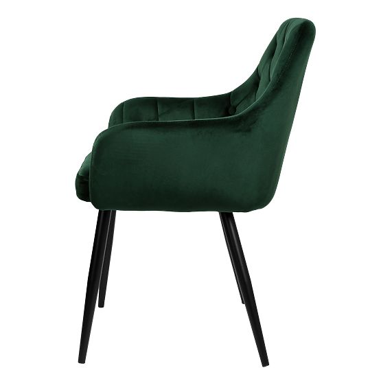Velvet Chair ATLANTA VELVET Dark Green