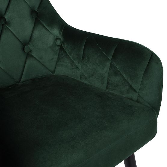 Velvet Chair ATLANTA VELVET Dark Green