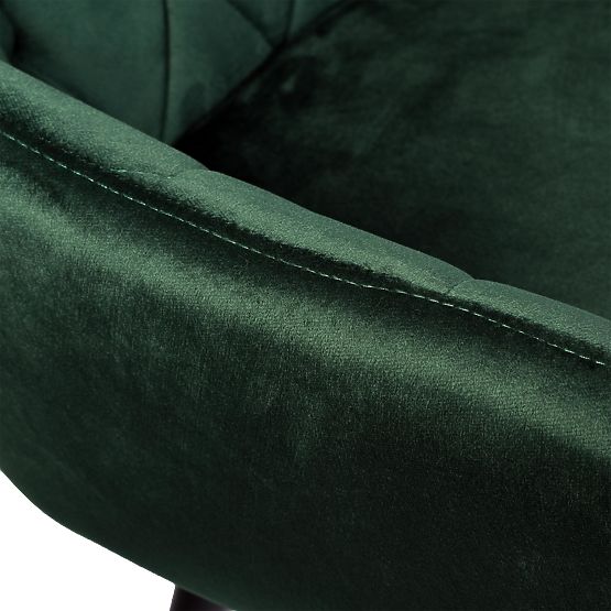 Velvet Chair ATLANTA VELVET Dark Green