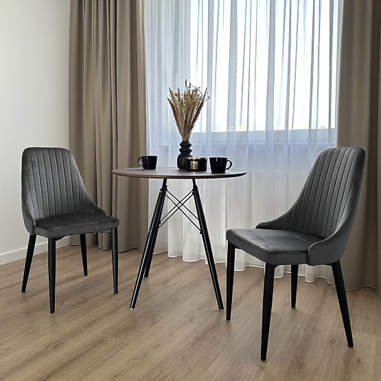 Velvet Chair LORIENT VELVET Graphite