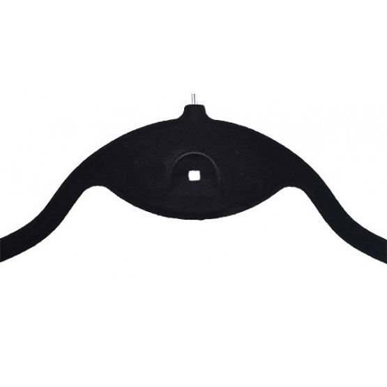 Velvet Hanger Roxi Set of 10 Black