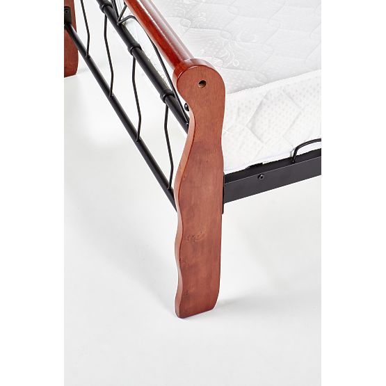 VERONICA Bed 90 cm Cherry Antique/Black