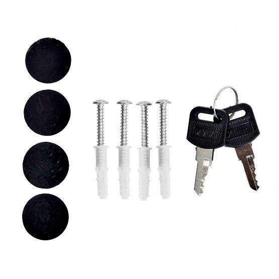 Vidar Black Letter Mailbox with Inscriptions