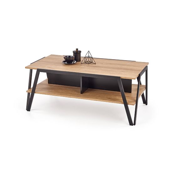 VOLTA Coffee Table Black / Golden Oak