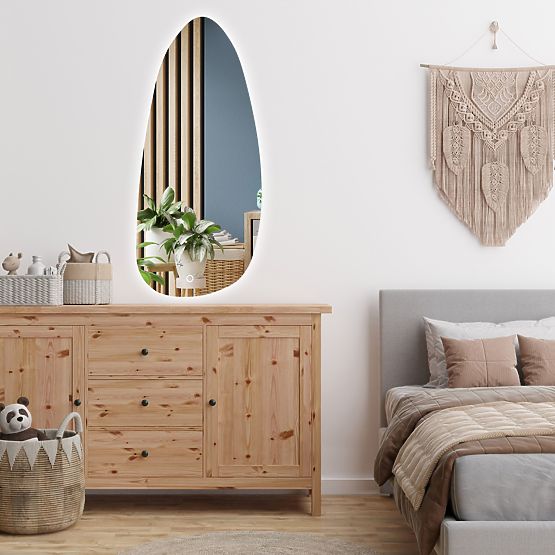 WALL LED MIRROR 120x55cm YH-3359