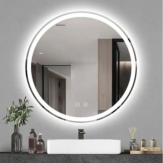 WALL LED MIRROR 60cm BAS