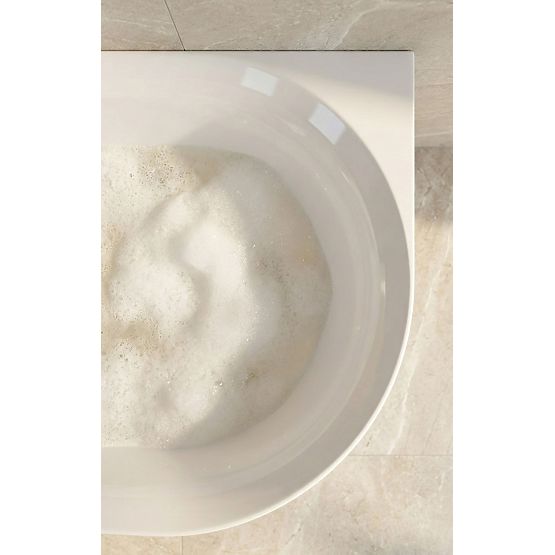 Wall-Mounted Bathtub CAPRI SLIM 170 cm