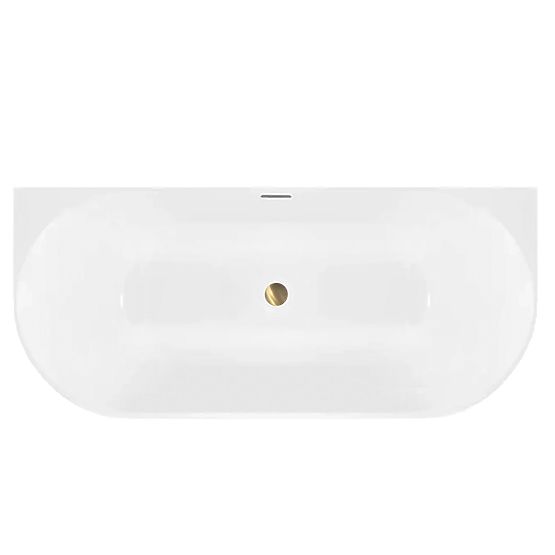 Wall-Mounted Bathtub CAPRI SLIM 170 cm