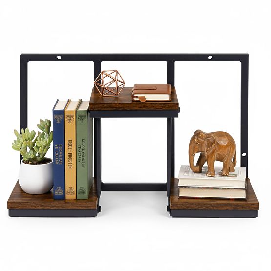 Wall-Mounted Flower Stand Hanging Shelf for Plants Decoration 3 Levels Loft ModernHome