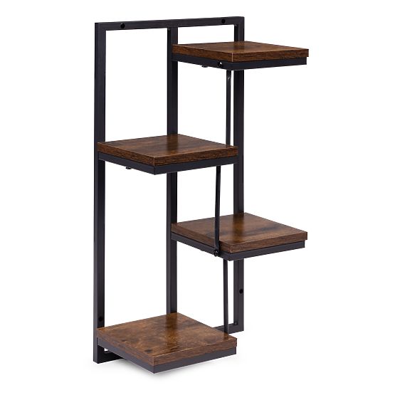 Wall-Mounted Flower Stand Shelf for Plants Decoration 4 Levels Loft ModernHome