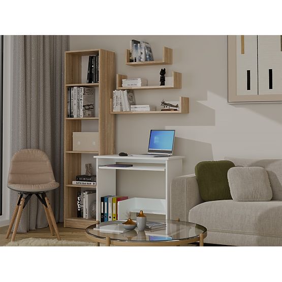 Wall Mounted Shelf MOBI 3P SONOMA OAK
