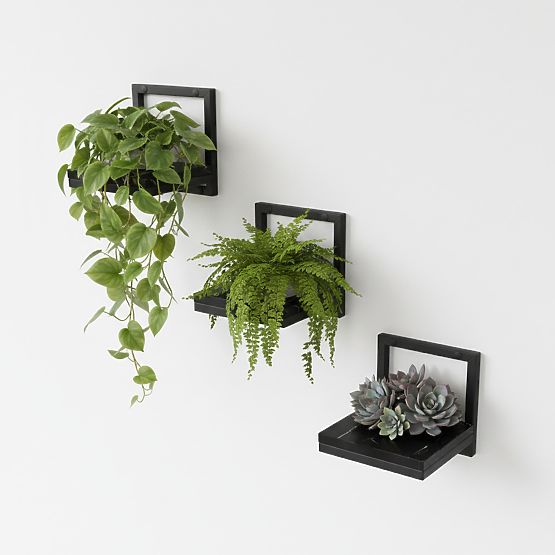 Wall Planter TORGET BLACK MARBLE