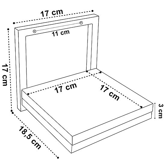 Wall Planter TORGET BLACK MARBLE