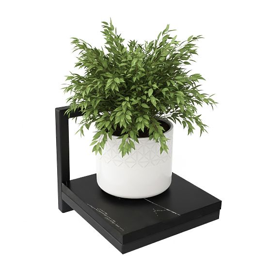 Wall Planter TORGET BLACK MARBLE