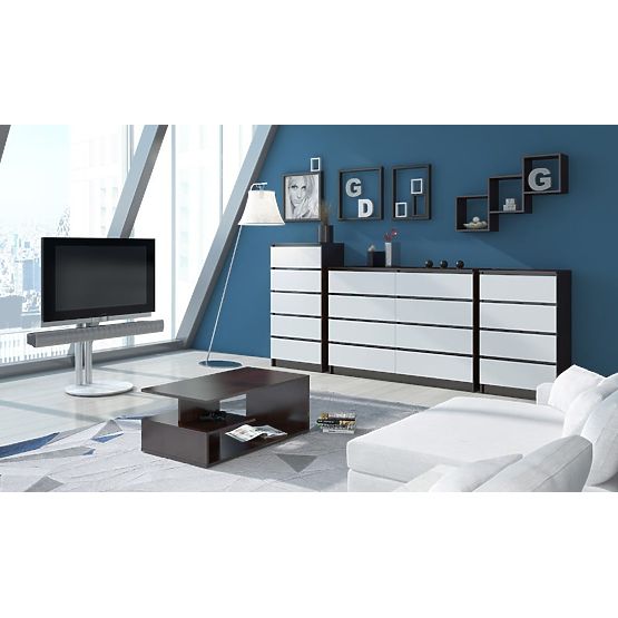 WALL SHELF K 25x25cm SET OF 3pcs WENGE