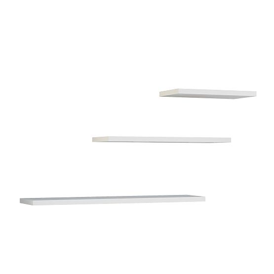 Wall Shelves TOBI 3P WHITE