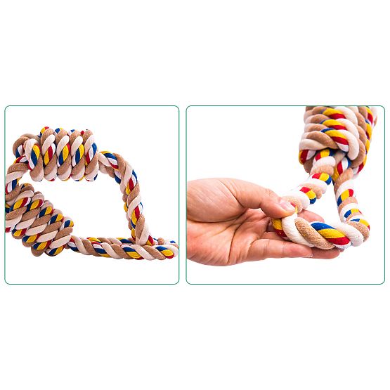 WALLY 60 cm Tug Toy with Knots