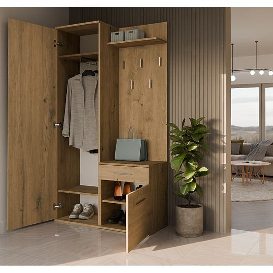 Wardrobe DUO OAK ARTISAN