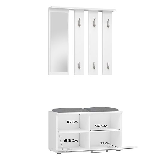 Wardrobe Opal OPAL WHITE