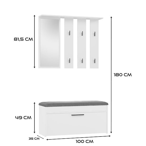Wardrobe Parma PARMA WHITE